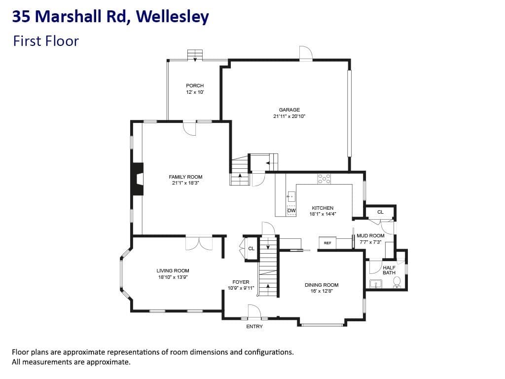 Single Family Residence at 35 Marshall Rd, Wellesley MA 02482, photo 39 of 42