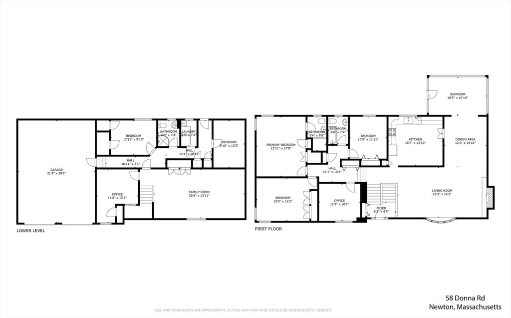 Single Family Residence at 58 Donna Road, Newton MA 02459, photo 24 of 24