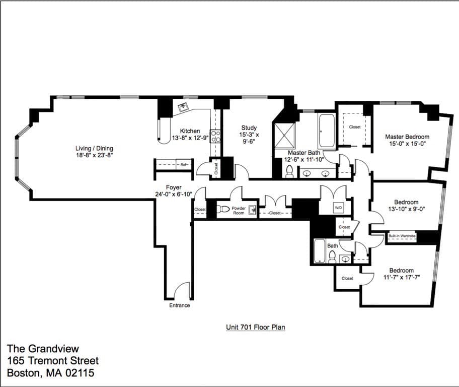 Condominium at 165 Tremont St # 701, Boston MA 02111, photo 23 of 26