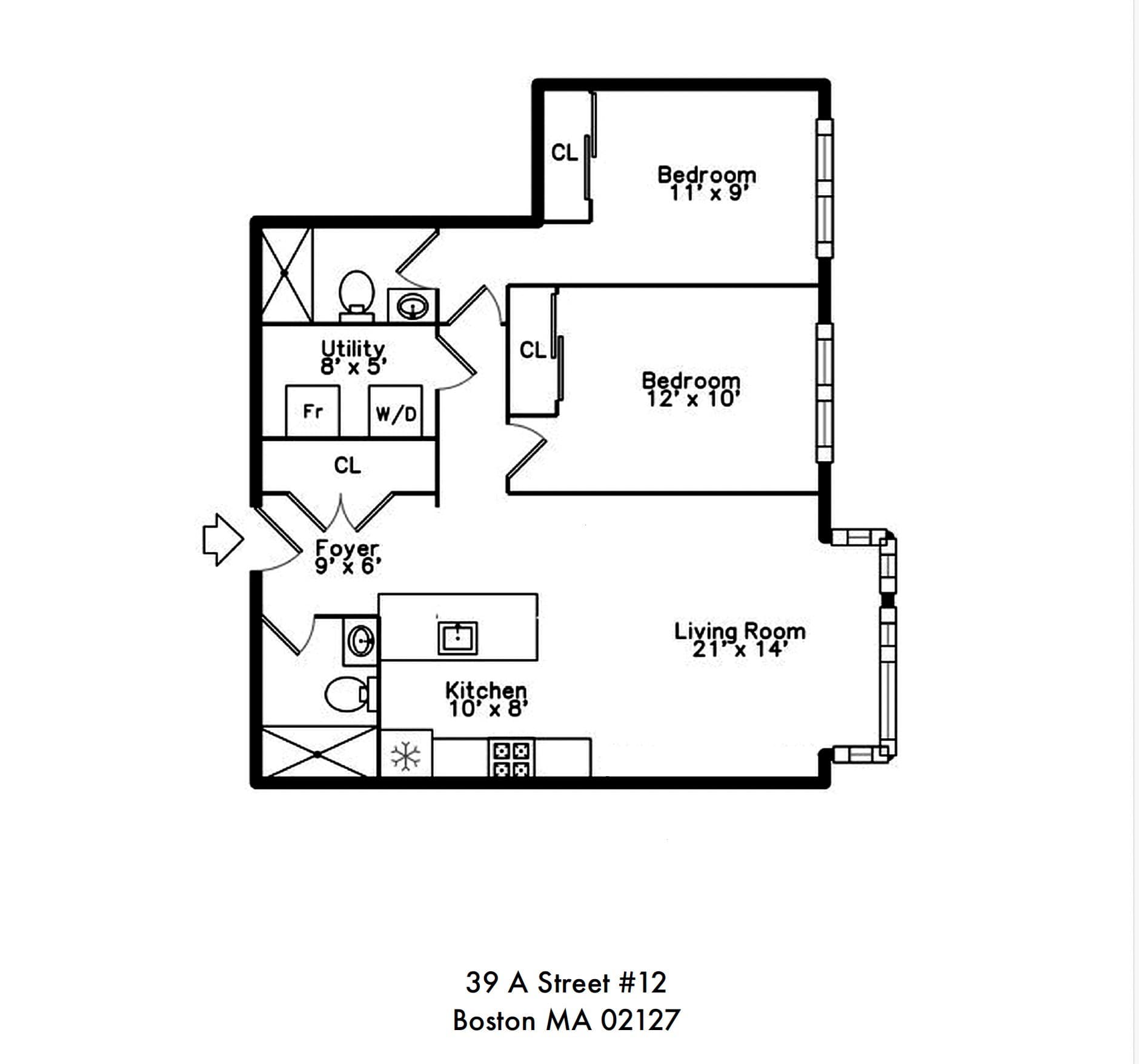 Condominium at 39 A # 12, Boston MA 02127, photo 17 of 17