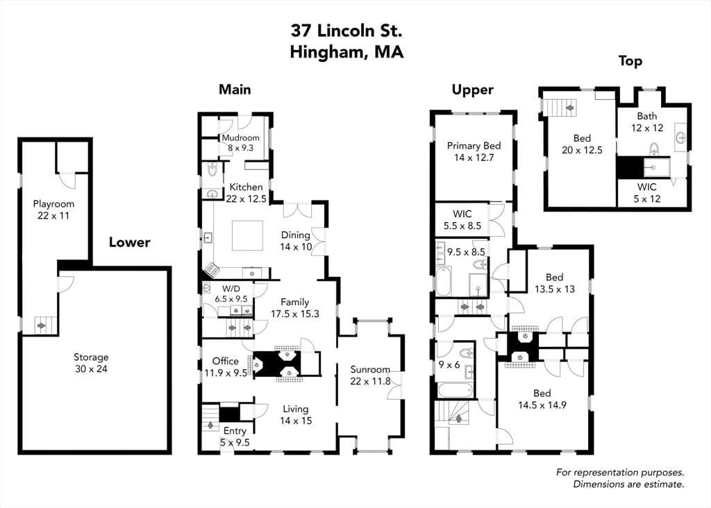 Single Family Residence at 37 Lincoln St, Hingham MA 02043, photo 41 of 41
