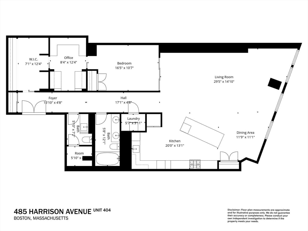 Condominium at 485-495 Harrison Ave # 404, Boston MA 02118, photo 24 of 24