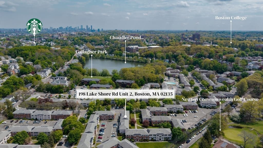 Condominium at 198 Lake Shore Road # 2, Boston MA 02135, photo 26 of 30