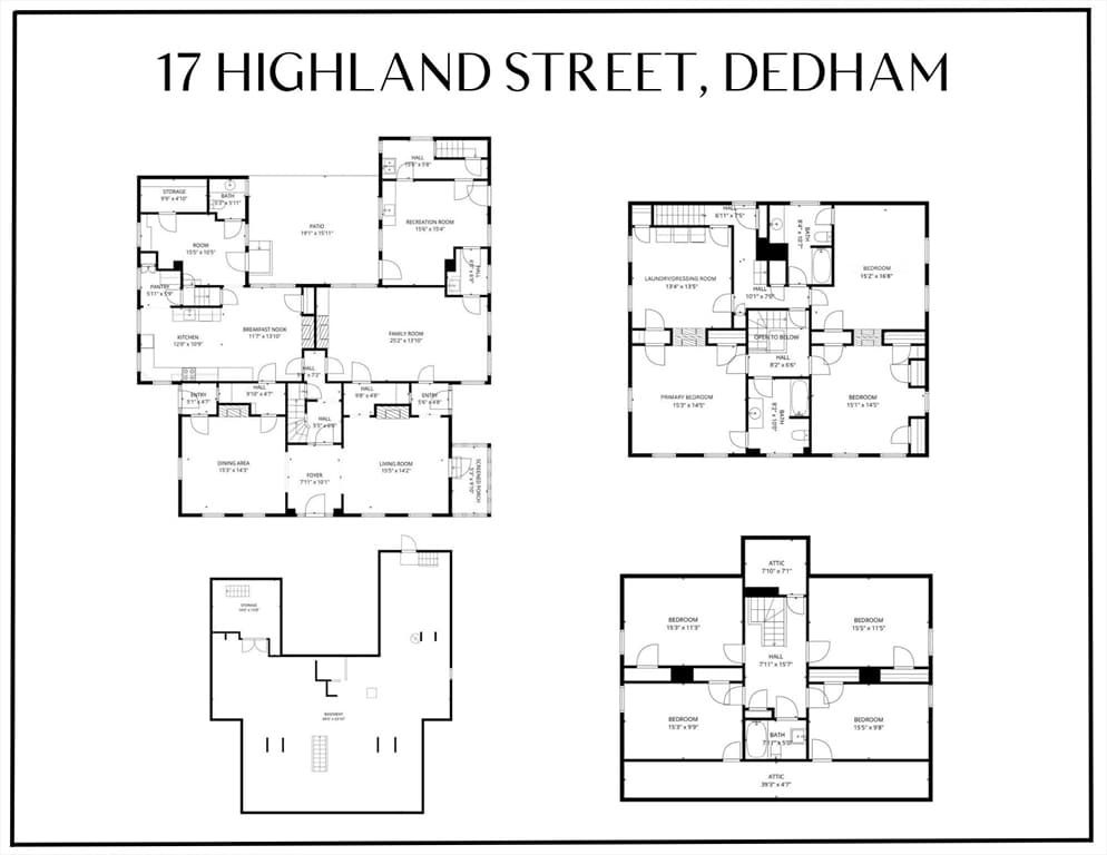 Single Family Residence at 17 Highland, Dedham MA 02026, Dedham, photo 42 of 42