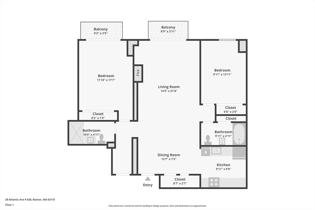 Condominium at 28-32 Atlantic Ave # 628, Boston MA 02110, photo 42 of 42