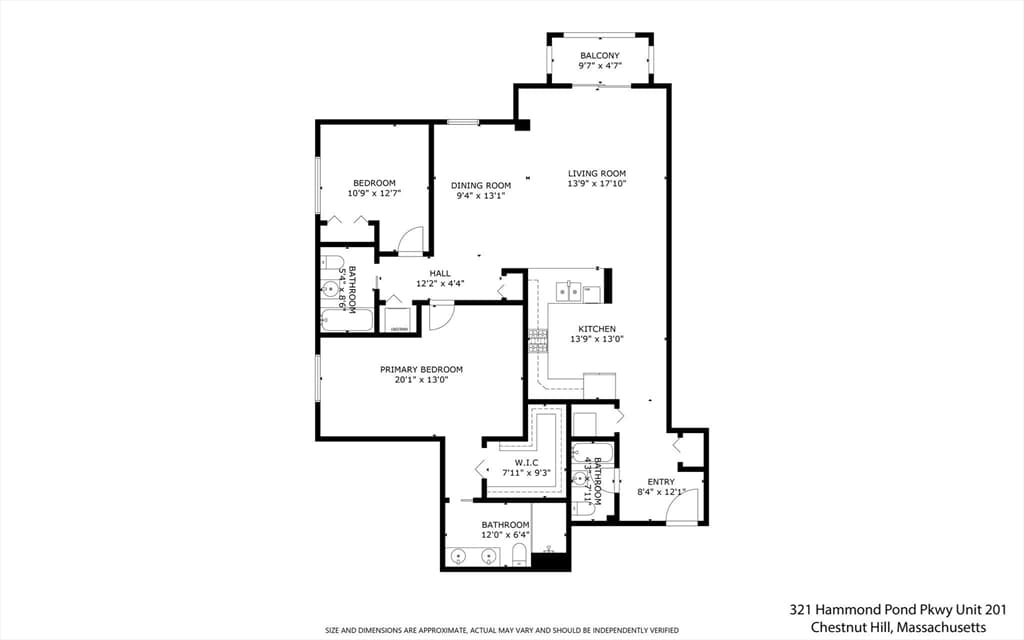 Condominium at 321 Hammond Pond Parkway # 201, Brookline MA 02467, Brookline, photo 16 of 19