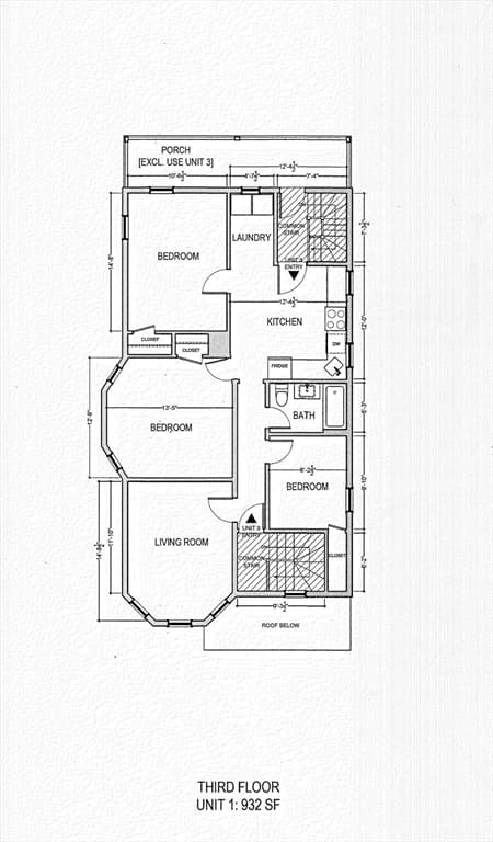 Condominium at 18 Lyon # 3, Boston MA 02122, photo 22 of 22