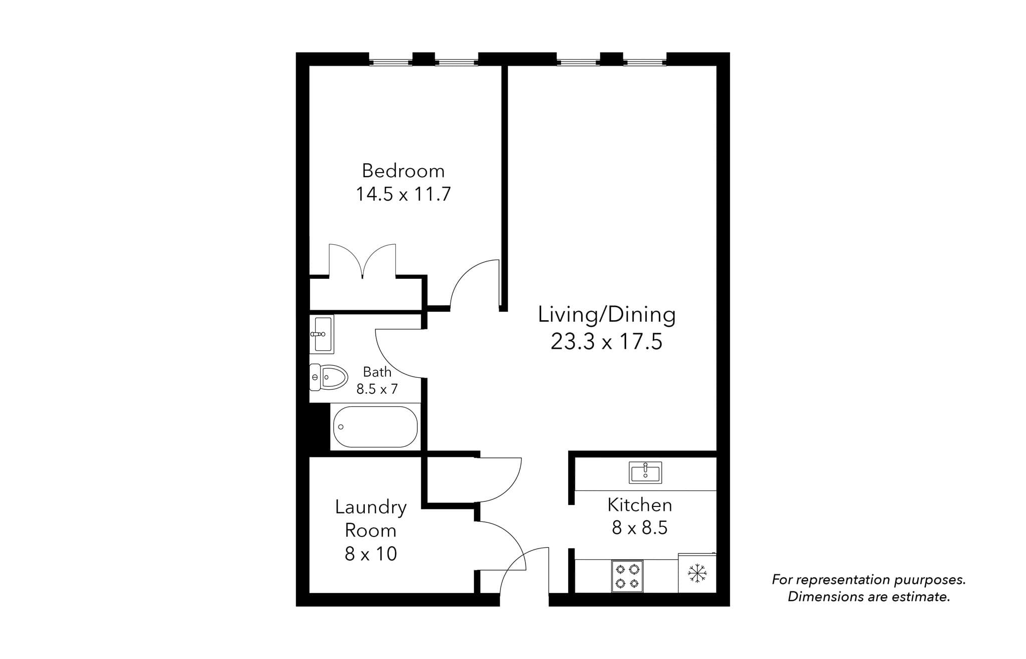 Condominium at 1597 Washington St # 406, Boston MA 02118, photo 14 of 14