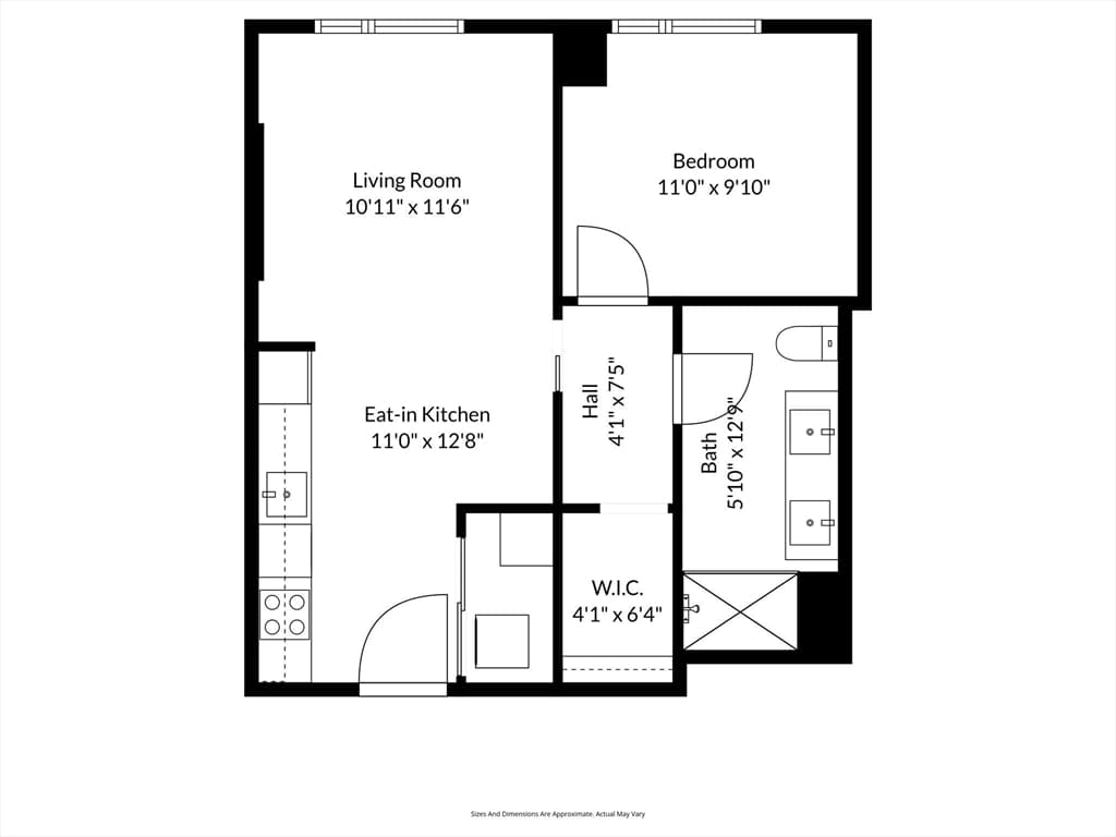 Condominium at 55 Lagrange St # 409, Boston MA 02116, photo 17 of 29