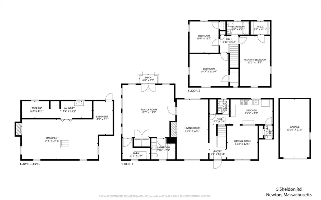 Single Family Residence at 5 Sheldon Road, Newton MA 02459, photo 29 of 29