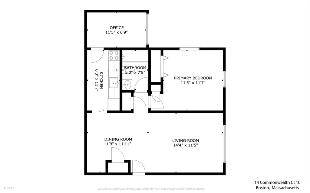 Condominium at 14 Commonwealth Court # 11, Boston MA 02135, photo 14 of 14