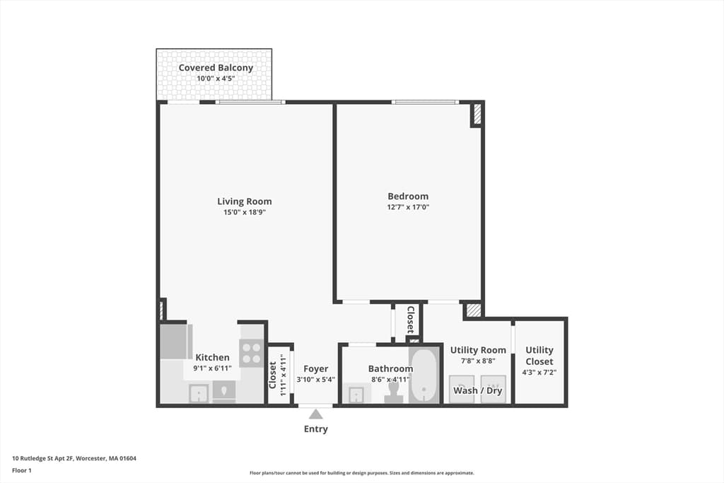 Condominium at 10 Rutledge St # 2H, Worcester MA 01604, photo 11 of 11