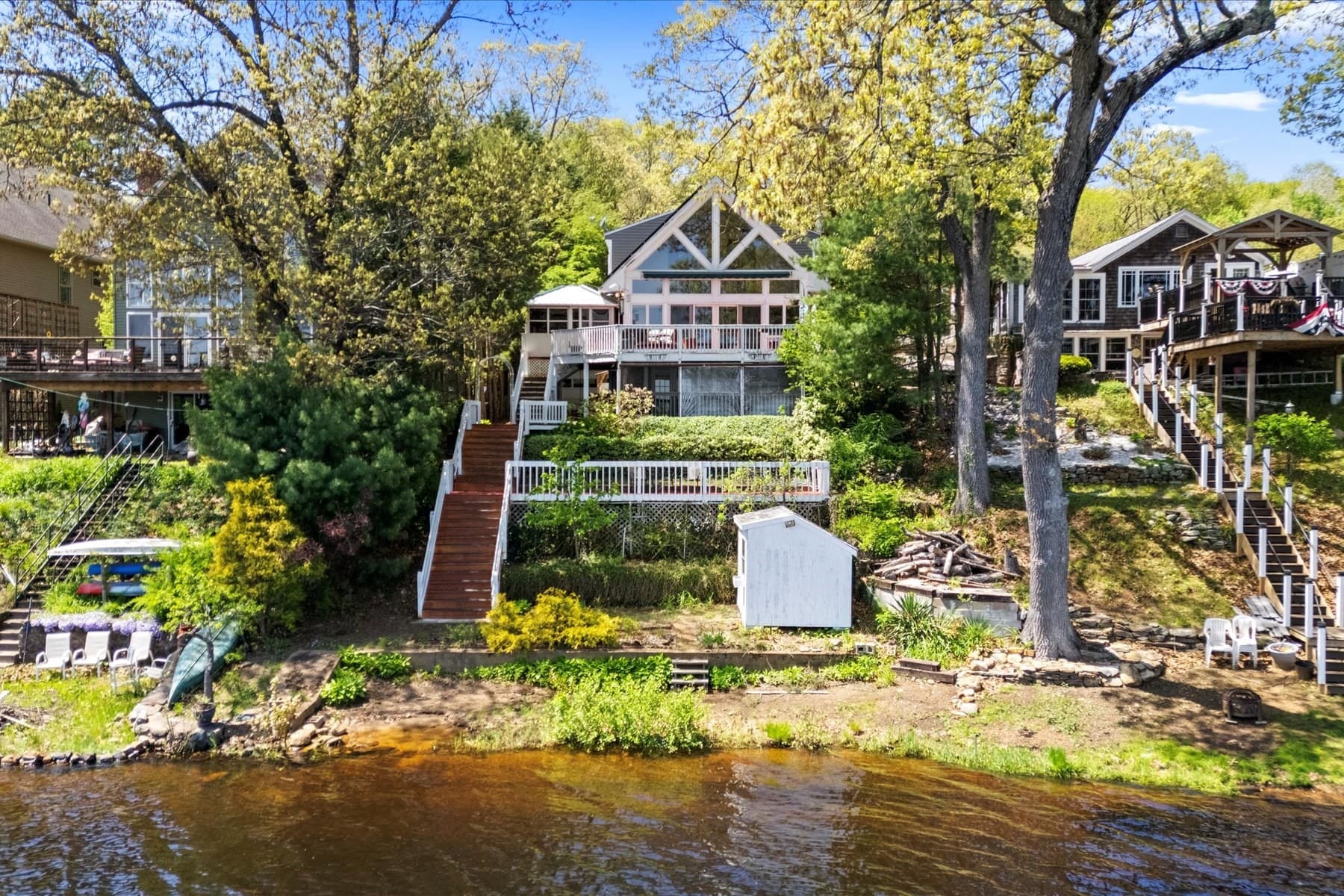 Single Family Residence at 91 Lake Shore Drive, West Brookfield MA 01585, photo 2 of 42