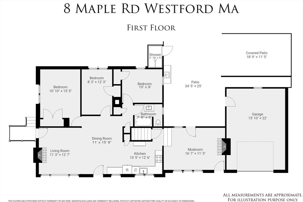 Single Family Residence at 8 Maple Rd, Westford MA 01886, photo 34 of 35