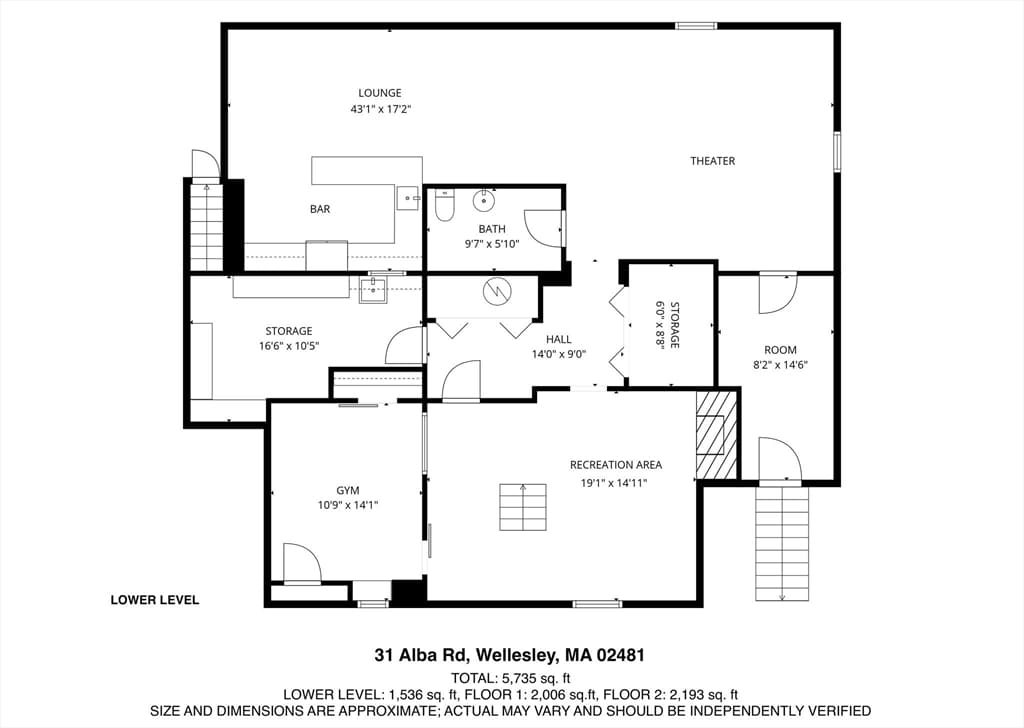 Single Family Residence at 31 Alba Rd, Wellesley MA 02481, photo 32 of 32