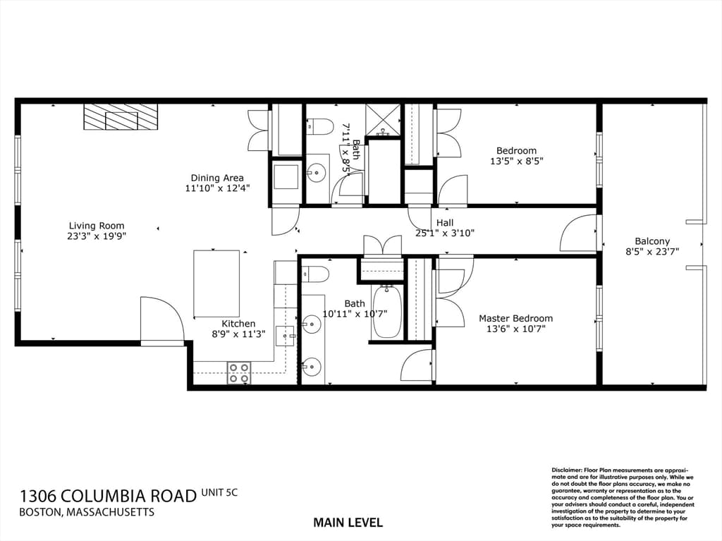 Condominium at 1306 Columbia Rd # C, Boston MA 02127, photo 22 of 22