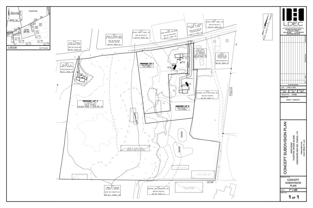 0 Lot 3 King, Tiverton RI 02878