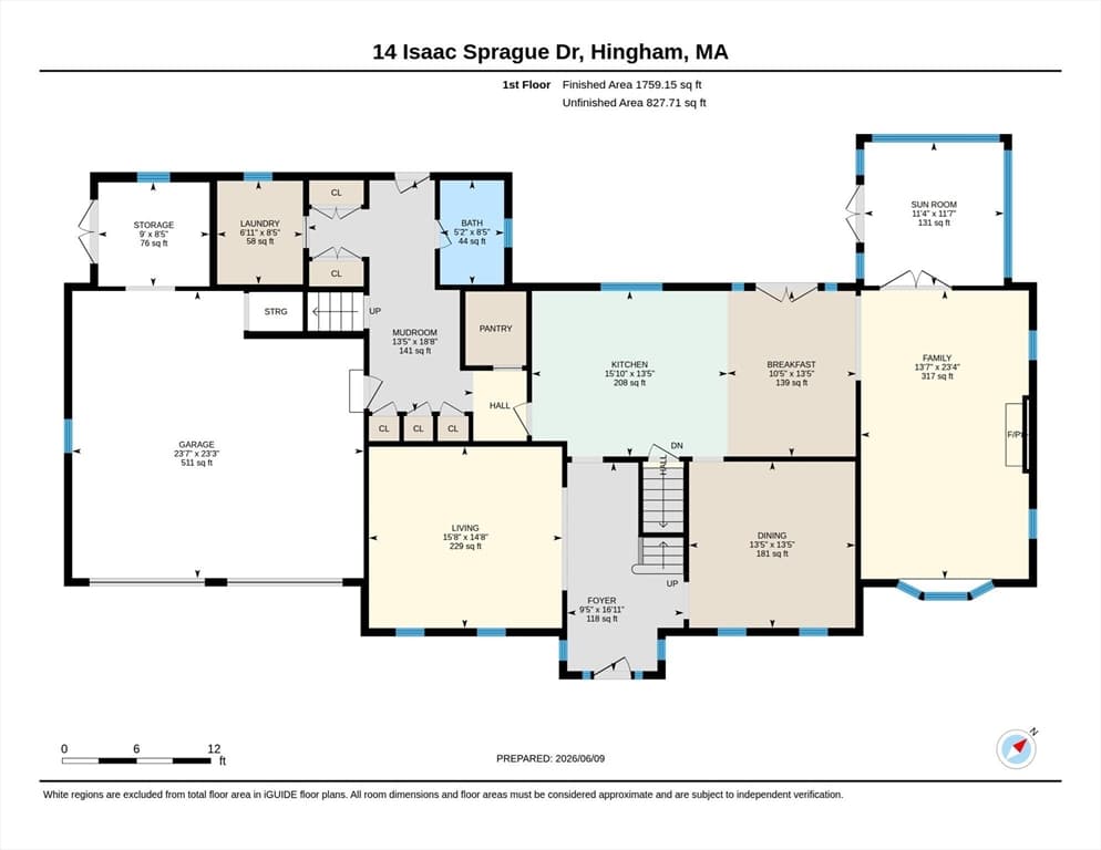 Single Family Residence at 14 Isaac Sprague Drive, Hingham MA 02043, photo 39 of 42