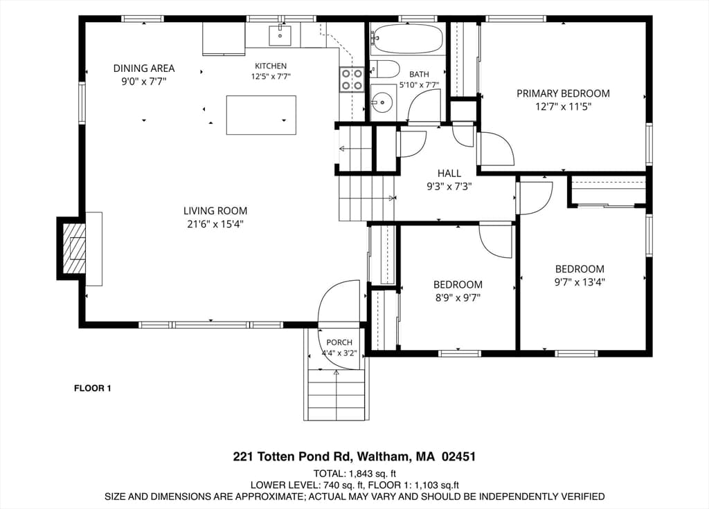 Single Family Residence at 221 Totten Pond Rd, Waltham MA 02451, photo 30 of 37