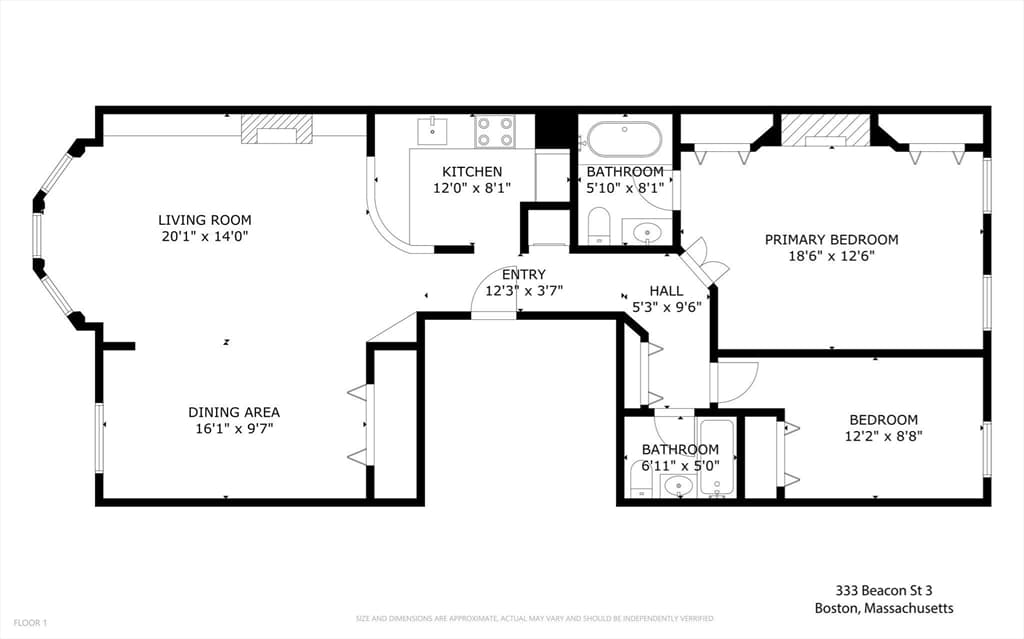 Condominium at 333 Beacon St # 3, Boston MA 02116, photo 26 of 26