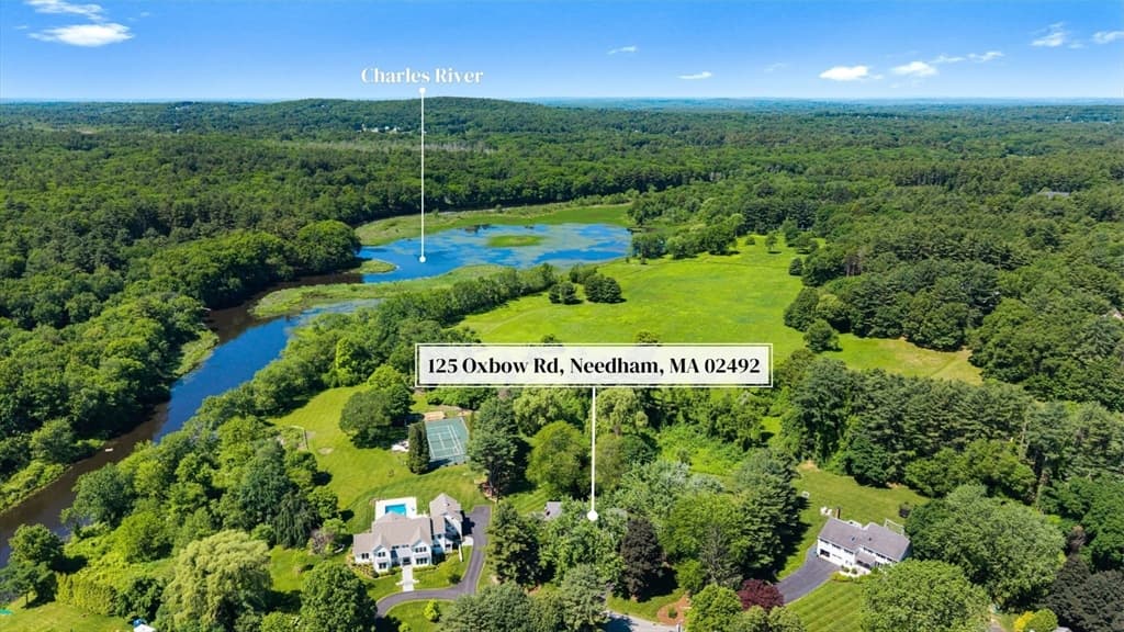 Single Family Residence at 125 Oxbow Road, Needham MA 02492, photo 38 of 38
