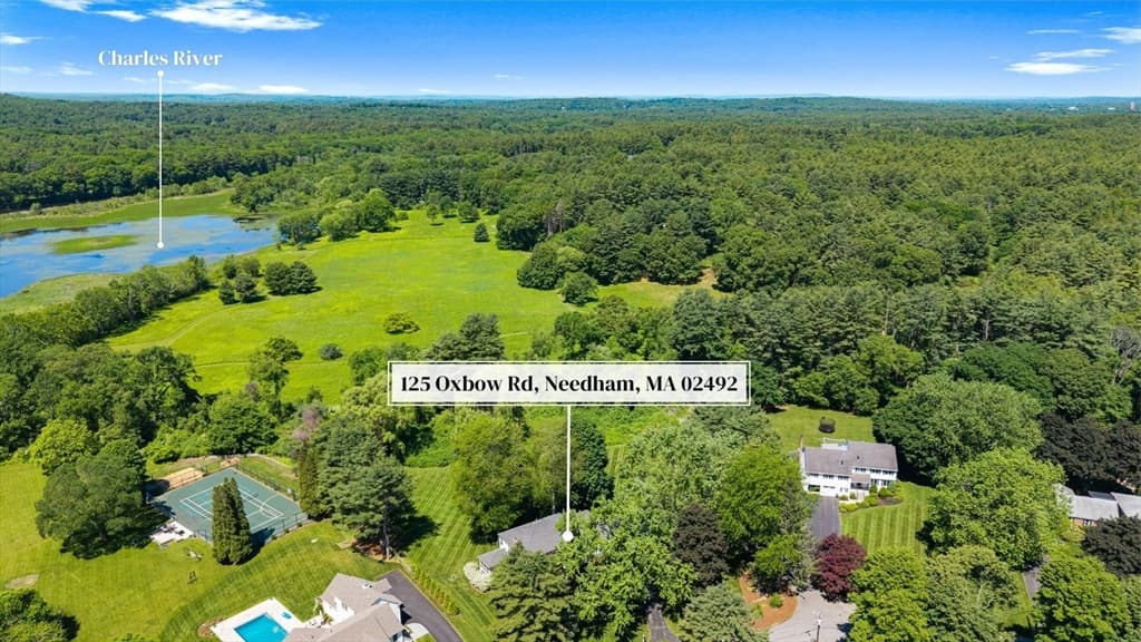 Single Family Residence at 125 Oxbow Road, Needham MA 02492, photo 37 of 38