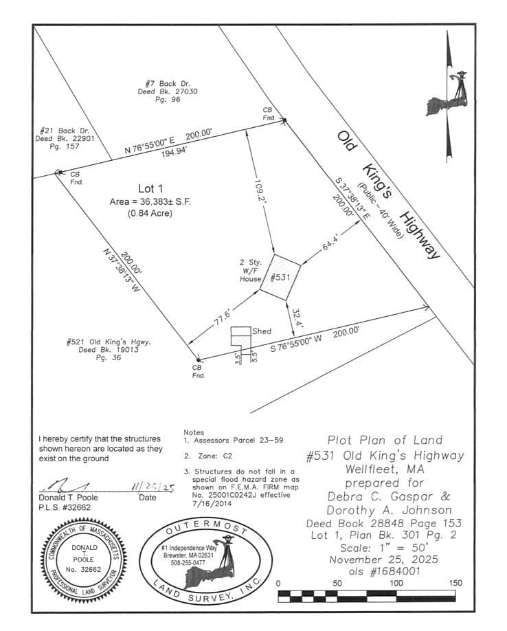 531 Old King's Highway, Wellfleet MA 02667