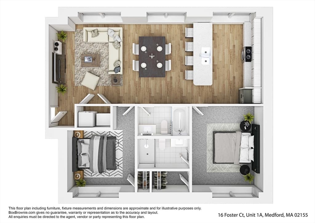 Condominium at 16 Foster Ct # 1A, Medford MA 02155, photo 9 of 10