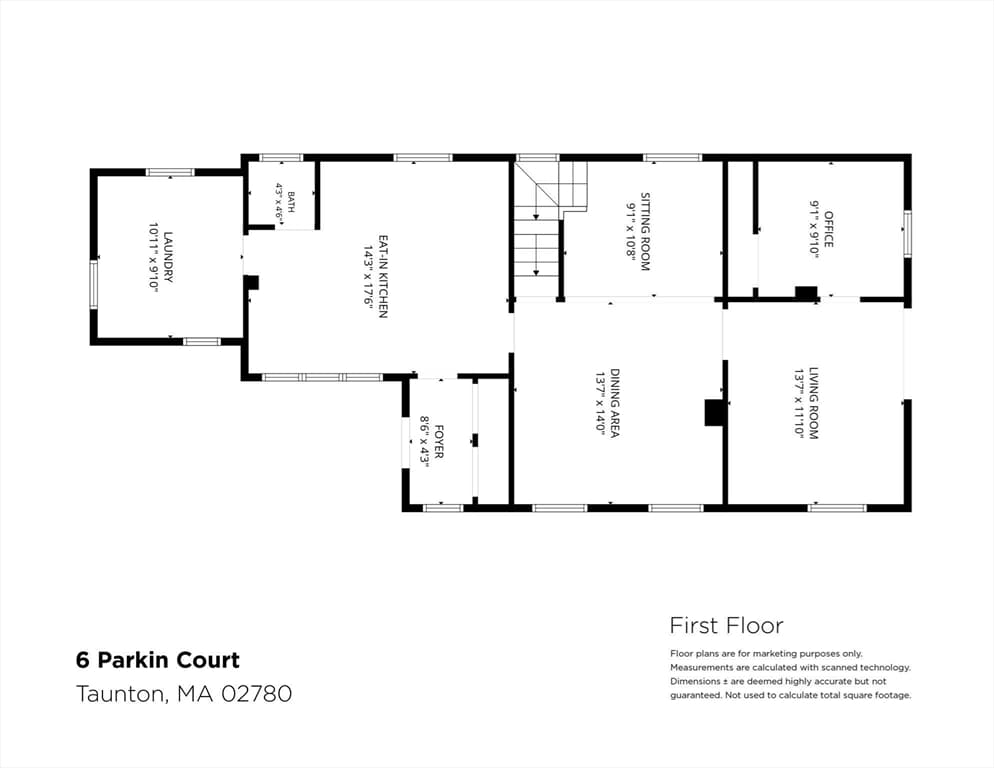Single Family Residence at 6 Parkin Ct, Taunton MA 02780, photo 27 of 33