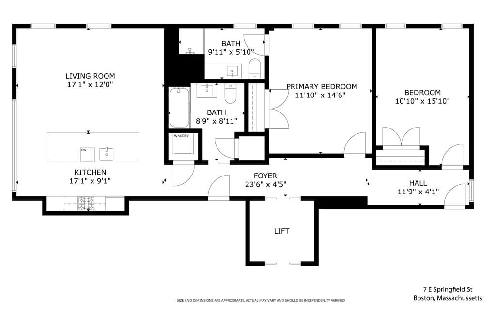 Condominium at 7 East Springfield # 5B, Boston MA 02118, photo 19 of 19