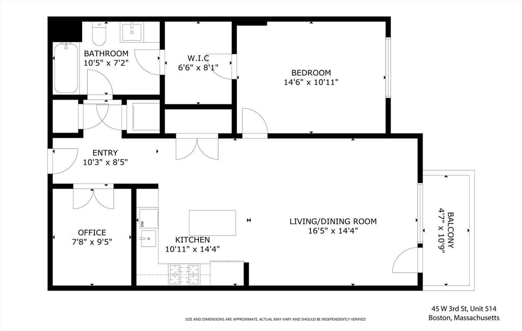 Condominium at 45 West Third # 514, Boston MA 02127, photo 23 of 23