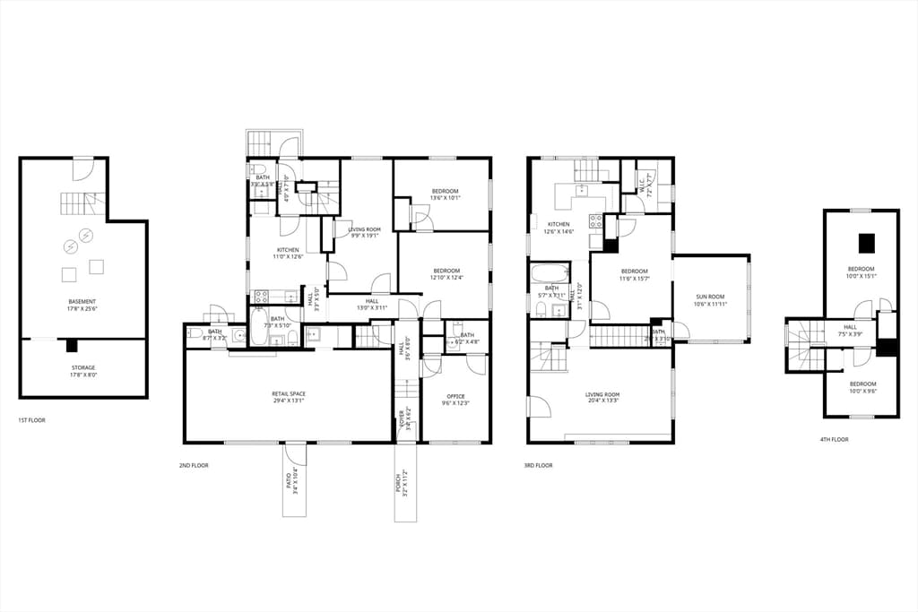 3 Family at 1205 Massachusetts Ave, Arlington MA 02476, Arlington, photo 32 of 32