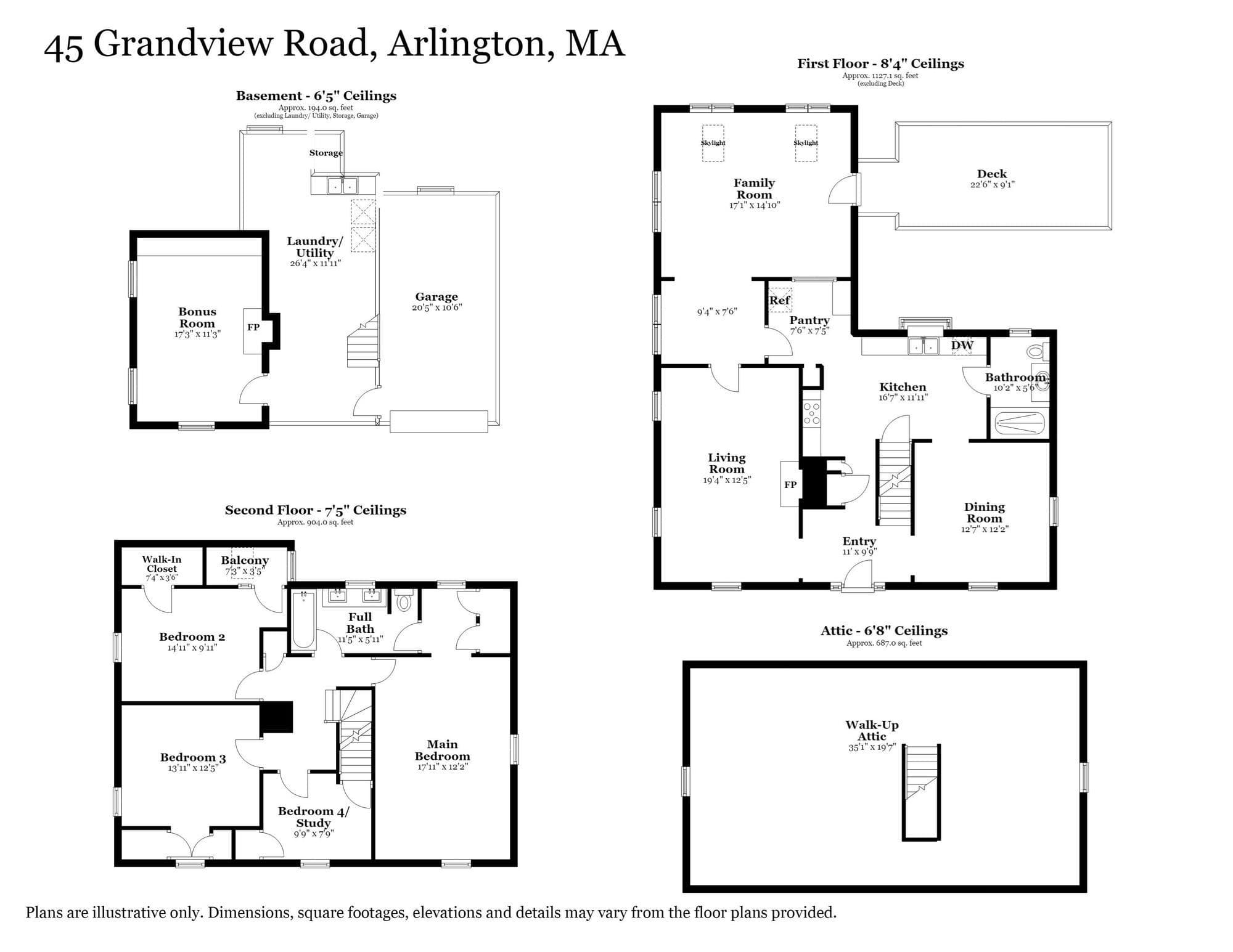 Single Family Residence at 45 Grandview Rd, Arlington MA 02476, Arlington, photo 38 of 42