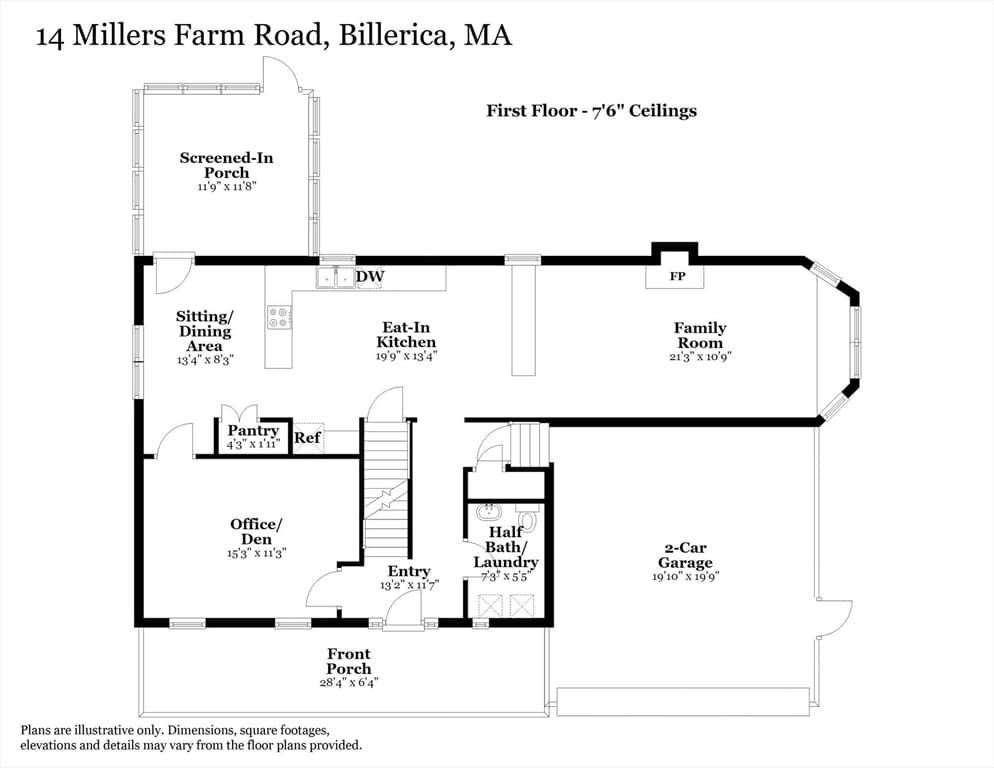 Single Family Residence at 14 Millers Farm Road, Billerica MA 01821, photo 35 of 36