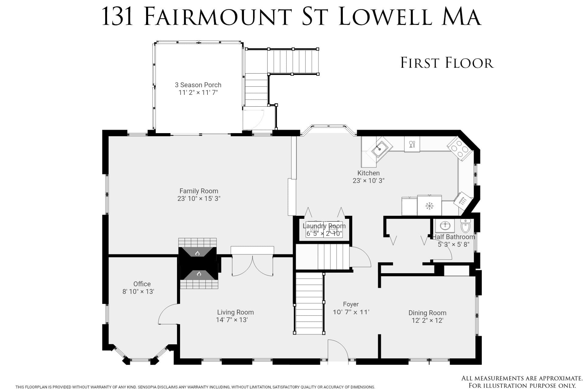 Single Family Residence at 133 Fairmount St., Lowell MA 01852, Lowell, photo 34 of 37