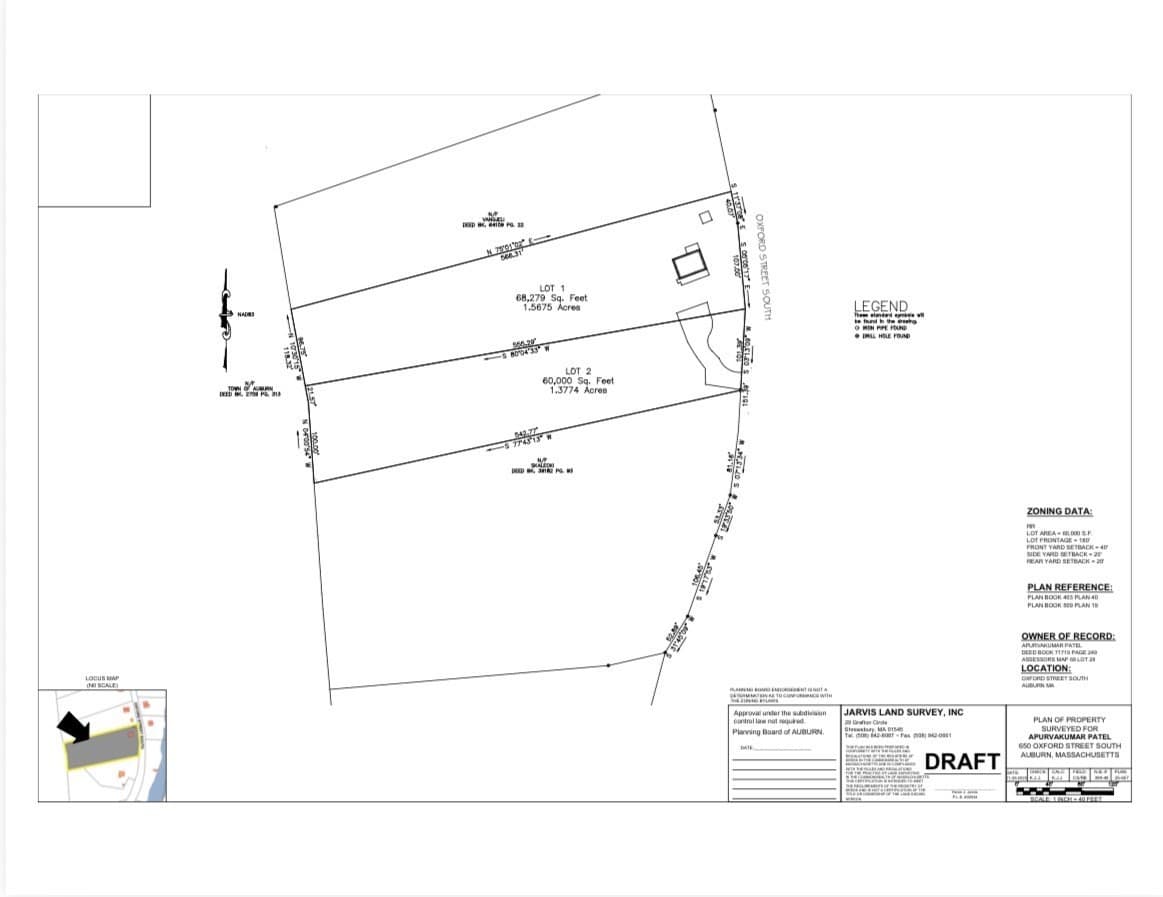 Single Family Residence at 650 Oxford St  S, Auburn MA 01501, photo 12 of 12