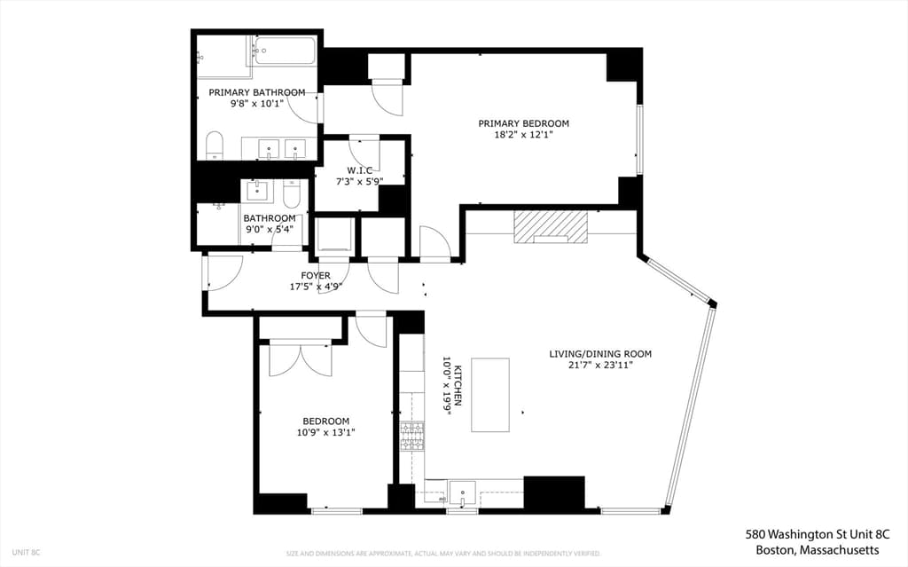 Condominium at 580 Washington St # 8C, Boston MA 02111, Boston, photo 19 of 39