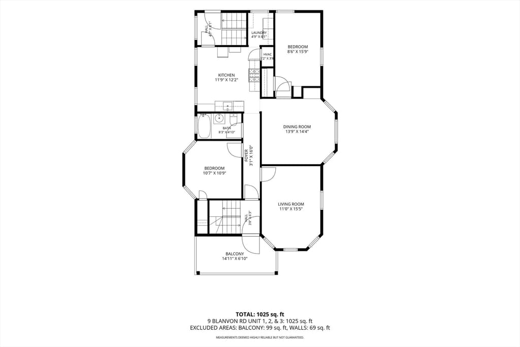 3 Family at 9 Blanvon Road, Boston MA 02130, Boston, photo 23 of 23
