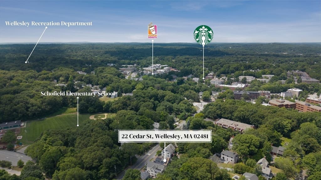 Single Family Residence at 22 Cedar St, Wellesley MA 02482, Wellesley, photo 35 of 37