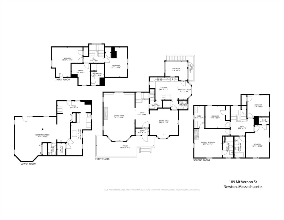 Single Family Residence at 189 Mount Vernon Street, Newton MA 02465, Newton, photo 28 of 28