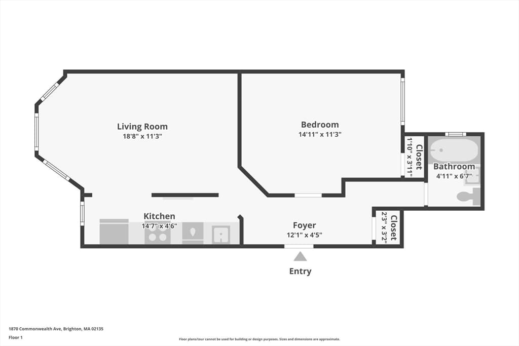 Condominium at 1870 Commonwealth Ave # 1, Boston MA 02135, Boston, photo 13 of 13