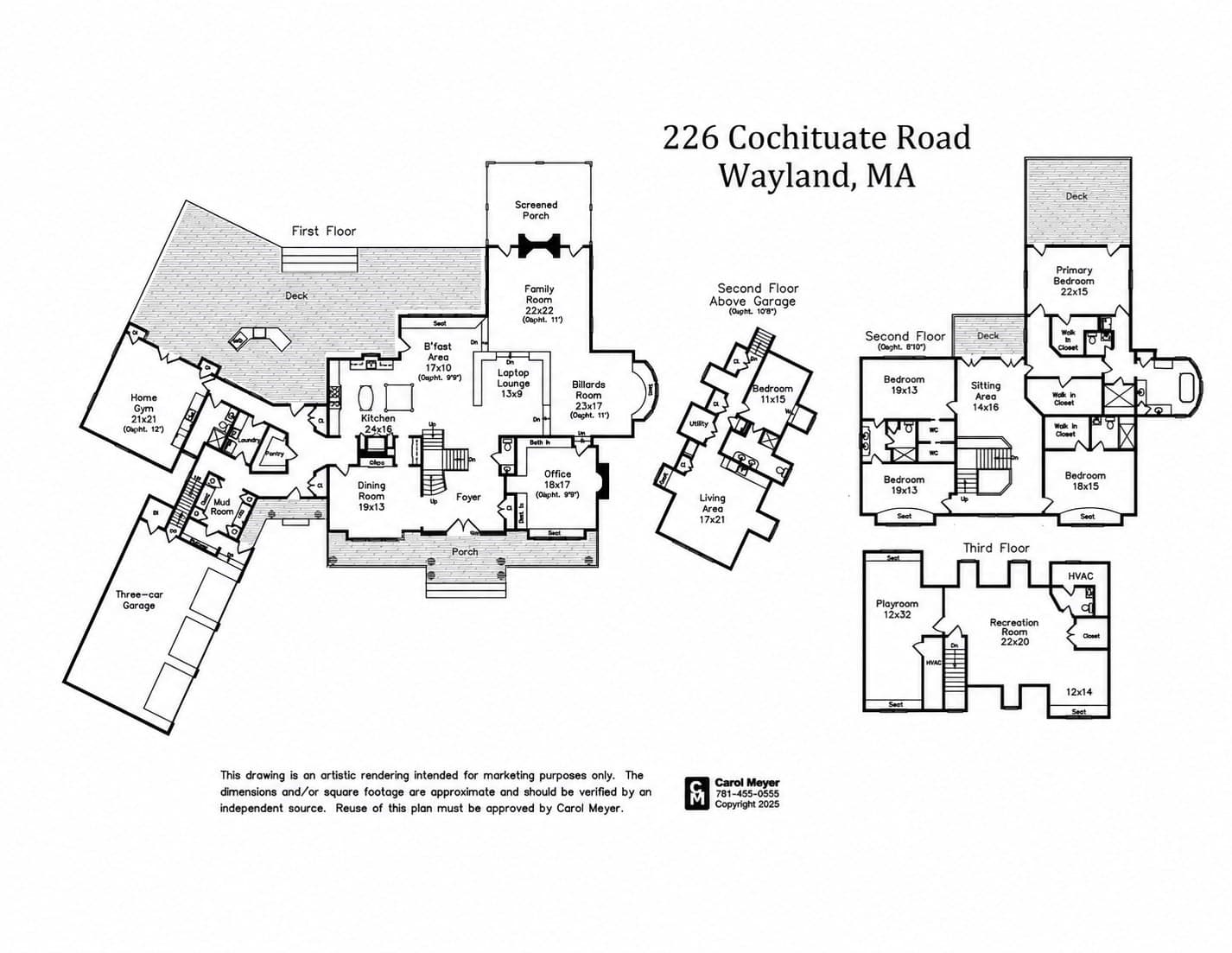 Single Family Residence at 226 Cochituate Rd, Wayland MA 01778, Wayland, photo 39 of 39