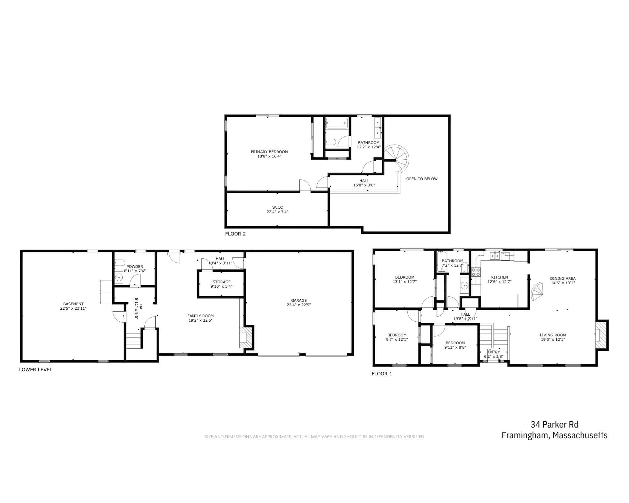 Single Family Residence at 34 Parker Rd, Framingham MA 01702, photo 34 of 36