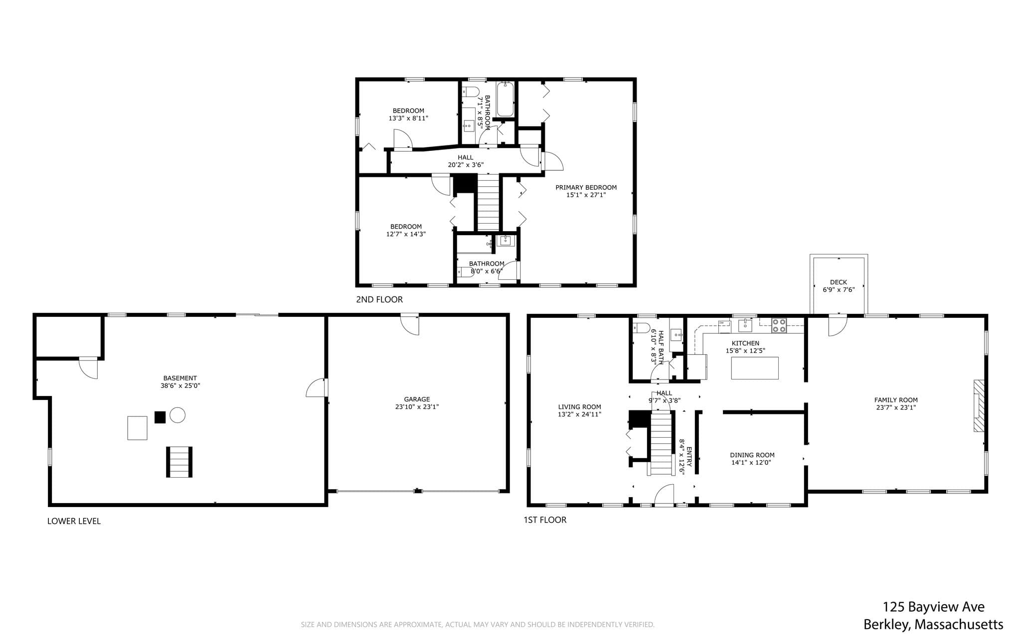 Single Family Residence at 125 Bayview Ave, Berkley MA 02779, Berkley, photo 39 of 39