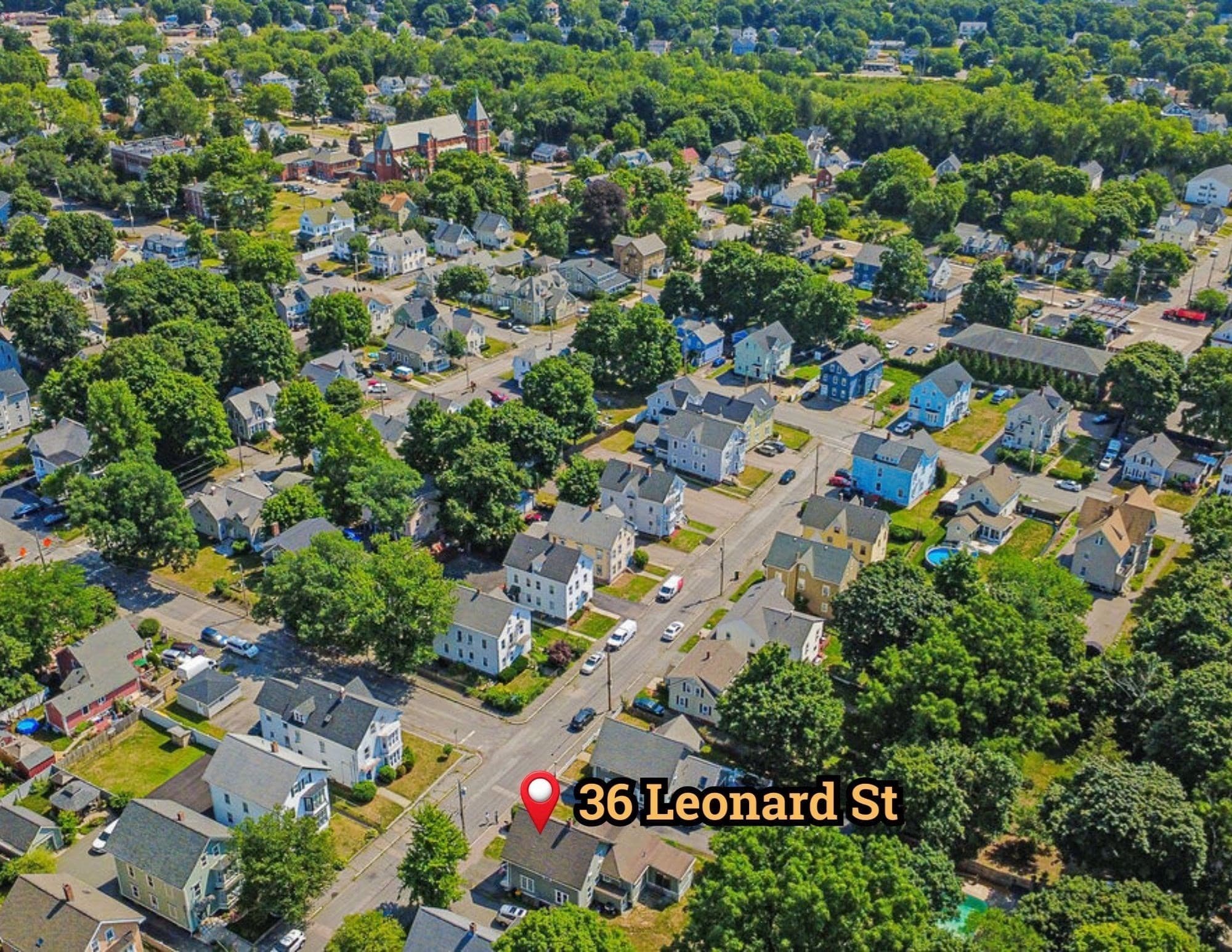 Single Family Residence at 36 Leonard St, North Attleboro MA 02760, photo 42 of 42