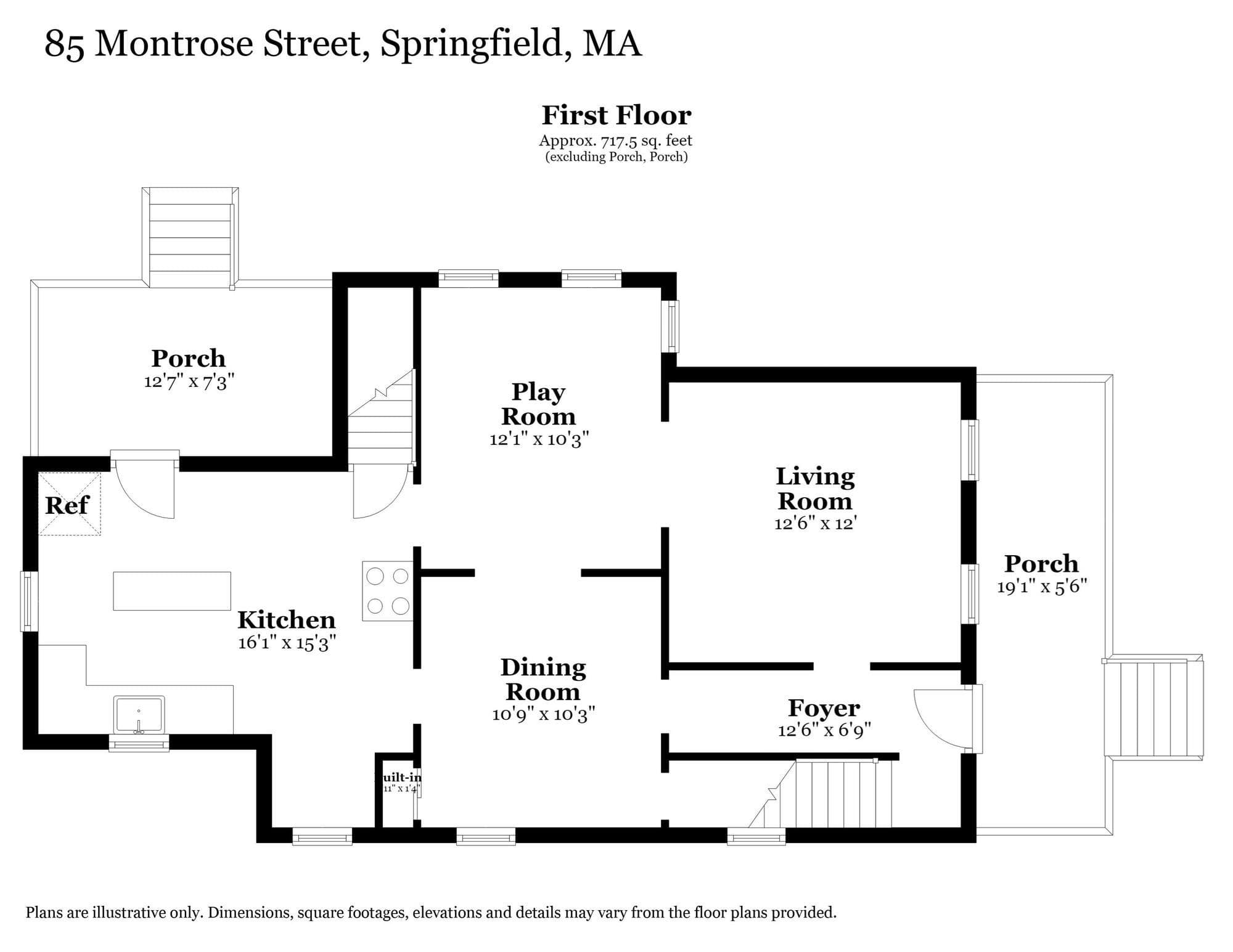 Single Family Residence at 85 Montrose St, Springfield MA 01109, Springfield, photo 36 of 39