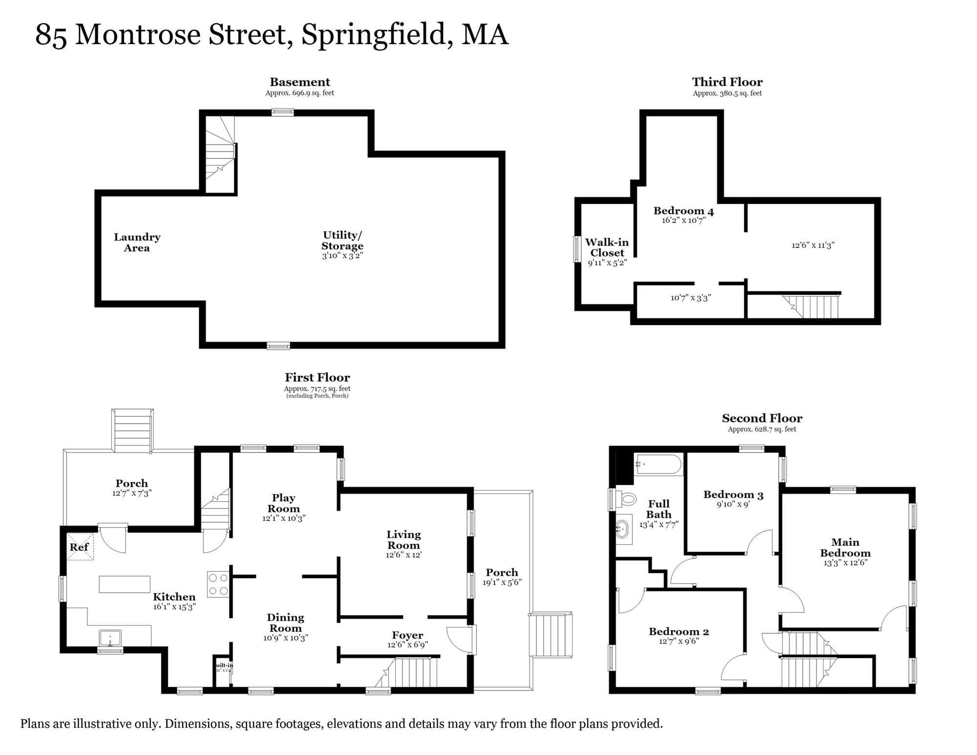 Single Family Residence at 85 Montrose St, Springfield MA 01109, Springfield, photo 35 of 39