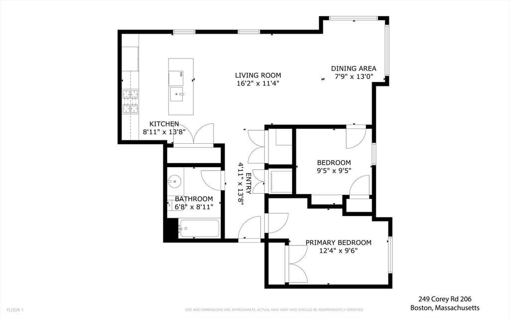 Condominium at 249 Corey Rd. # 206, Boston MA 02134, photo 36 of 36