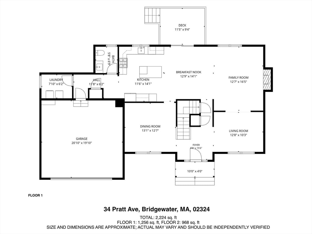 Single Family Residence at 34 Pratt Ave, Bridgewater MA 02324, photo 23 of 23