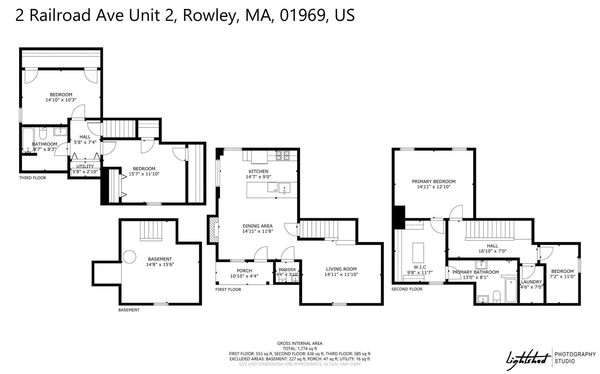 2 Family - 2 Units Side by Side at 2 Railroad Avenue, Rowley MA 01969, photo 34 of 41